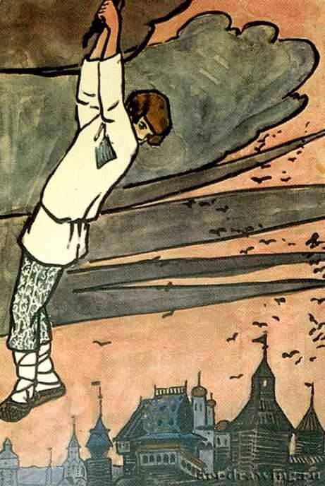 Иллюстрация к "Русским народным сказкам и прибауткам", 1900 г.