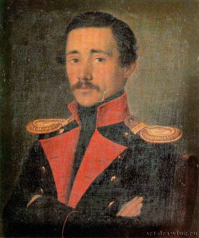 Портрет Е. П. Корнилова. 1830 * - 34 x 27,5 смХолст, маслоРоссияКострома. Костромской областной музей изобразительных искусств