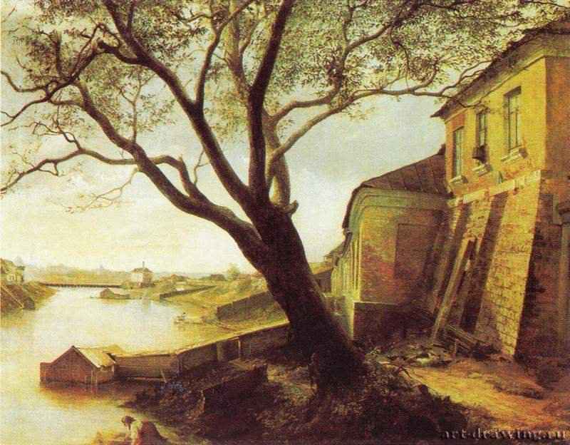 Москва. Берег Яузы. 1860 - 68 х 89,5 смХолст, маслоРоссияМосква. Государственная Третьяковская галерея