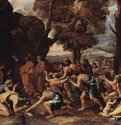 Моисей высекает воду из скалы. 1633-1635 - 97 x 133 смХолст, маслоБарокко, классицизмФранция и ИталияЭдинбург. Национальная галерея Шотландии
