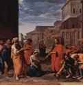 Христос и неверная жена. 1653 - 122 x 195 смХолст, маслоБарокко, классицизмФранция и ИталияПариж. Лувр