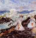 Прибой, Кохассет, 1900 - 1905 г. - Акварель. Частное собрание. Канада.