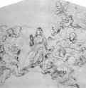 Вознесение Марии. 1509 - 235 х 324 мм. Перо на бумаге. Стокгольм. Национальная галерея, Собрание графики.
