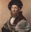 Портрет Бальдассаре Кастильоне. 1514-1515 - 82 x 67 см. Холст, масло. Возрождение. Италия. Париж. Лувр.