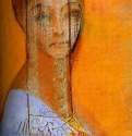 Женщина с вуалью, 1895 - 1899 г. - Пастель; 47,5 x 32 см. Музей Крёллер-Мюллер. Оттерло. Франция.