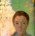 Портрет Ари Редона, 1898 г. - Пастель, картон; 45,5 x 31,5 см. Институт искусств. Чикаго. Франция.