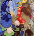 Женщина с цветами, 1903 г. - Пастель; 66,04 х 55,17 см. Частное собрание. Франция.
