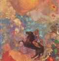 Муза на Пегасе, 1900 г. - Масло; 73 x 54 см. Символизм. Франция. Париж. Частное собрание.