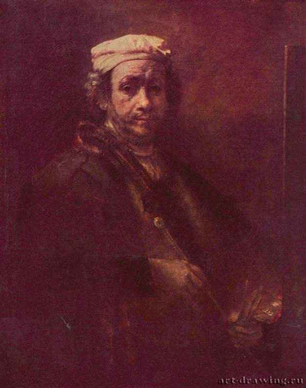 Автопортрет. 1660 - 111 x 85 см. Холст, масло. Барокко. Нидерланды (Голландия). Париж. Лувр.