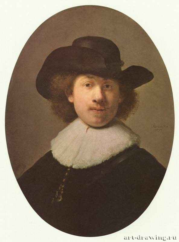 Автопортрет. 1632 - 63,5 x 47 см. Дерево, масло. Барокко. Нидерланды (Голландия). Глазго. Картинная галерея и музей.
