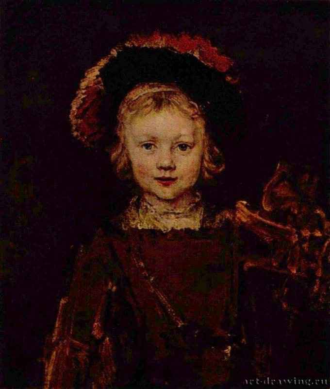 Портрет мальчика (Титуса, сына художника). 1635 - 64,8 x 55,9 см. Холст, масло. Барокко. Нидерланды (Голландия). Пасадена (штат Калифорния). Фонд Нортона Саймона.