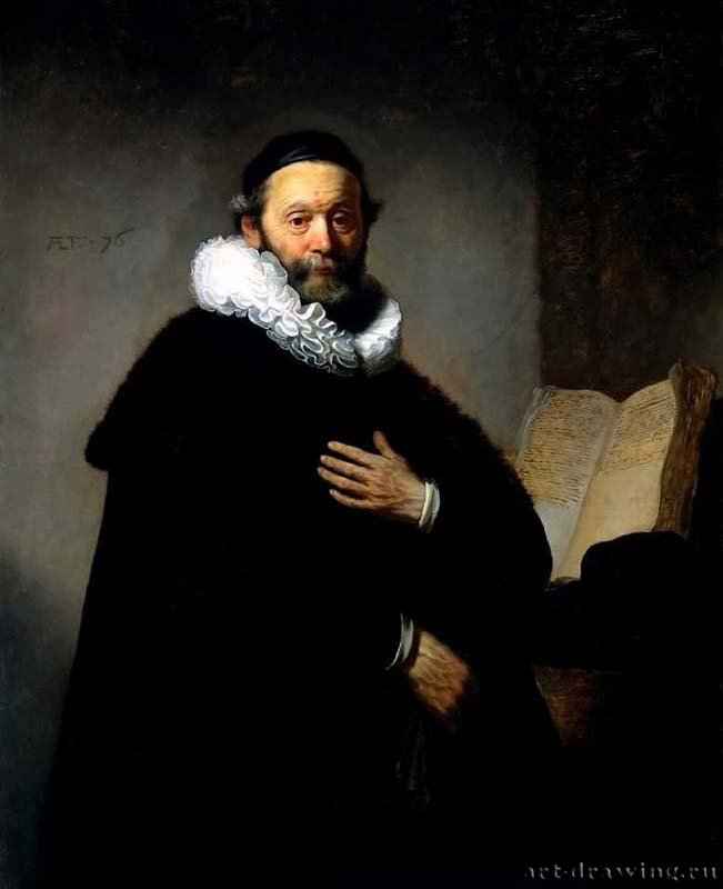 Портрет Яна Эйтенбогарта. 1633 - Холст, масло. 130 x 103. Риксмузеум. Амстердам.