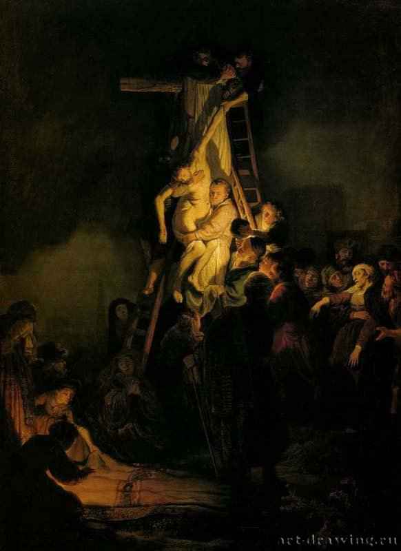 Снятие с креста. 1644 - Холст, масло 158 x 117 Эрмитаж Санкт-Петербург