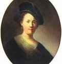 Портрет молодой женщины с жемчужинами в берете. 1632 - 27 x 21 см. Холст, масло. Барокко. Нидерланды (Голландия). Цюрих. Собрание доктора А. Видеркера. Атрибуция недостоверна.