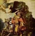 Пророк Валаам и ослица. 1626 - 65 x 47 см.  Дерево, масло. Барокко. Нидерланды (Голландия). Париж. Музей Коньяк-Же.