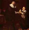 Портрет Яна Пелликорна с сыном Каспаром. 1634 - 155 x 122,5 см. Холст, масло. Барокко. Нидерланды (Голландия). Лондон. Собрание Уоллеса.