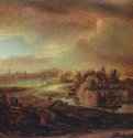 Пейзаж с повозкой. 1640 - 45,7 x 63,8 см. Дерево, масло. Барокко. Нидерланды (Голландия). Лондон. Собрание Уоллеса.