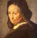Портрет матери художника. 1628 - 17 x 13 см. Дерево, масло. Барокко. Нидерланды (Голландия). Гаага. Маурицхейс.