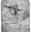 Саския. 1633 - Пергамент, серебряный карандаш 18,8 x 10,5 Гравюрный кабинет Берлин