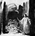 Самуил у Илии ночью. 1633-1639 - Перо, отмывка 227 x 187 мм Гравюрный кабинет Берлин