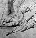 Спящий Иаков. 1635-1636 - Перо, отмывка 101 x 129 мм Гравюрный кабинет Берлин