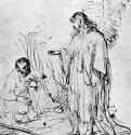 Призвание Гедеона. 1638-1639 - Перо 207 x 260 мм Филадельфийский художественный музей Филадельфия (Пенсильвания)
