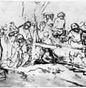 Несение креста. 1648-1653 - Перо, отмывка 174 x 272 мм Музей Тейлера Харлем