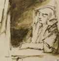 Хендрикье Стоффельс у окна. 1655 - 16,2 x 17,4 Национальный музей Стогкольм