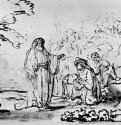 Илия и вдова Сарепты. 1660-1642 - Перо, отмывка 197 x 295 мм Частное собрание Базель