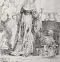 Влюбленные и Смерть. 1639 - Офорт 108 x 79 мм Собрание Я. де Брёйна