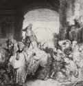 Триумф Мардохея. 1640 - Офорт 176 x 216 мм Собрание Я. де Брёйна