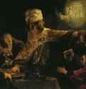 Пир Валтасара. 1635 - Холст, масло. 167,6 x 209,2. Национальная Галерея. Лондон.