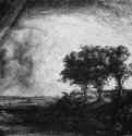 Три дерева 1643 - Офорт. Одно состояние 22,1 x 29,3 ГМИИ им. А.С. Пушкина Москва