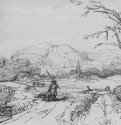 Пейзаж с охотником. 1653 - Офорт. Второе состояние из двух ГМИИ им. А.С. Пушкина Москва