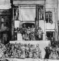 Се человек (первое состояние из восьми). 1655 - Офорт. Первое состояние из восьми 38,4 x 45,4 Британский музей Лондон
