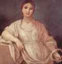 Портрет девушки с венком. 1640-1642 - 91 x 73 смХолст, маслоБарокко, болонский академизмИталияРим. Пинакотека Капитолина