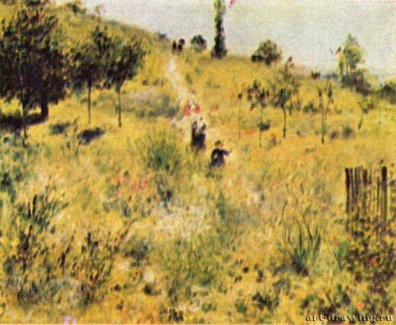 Луговая тропинка. 1874 - 60 x 74 смХолст, маслоИмпрессионизмФранцияПариж. Музей Орсэ