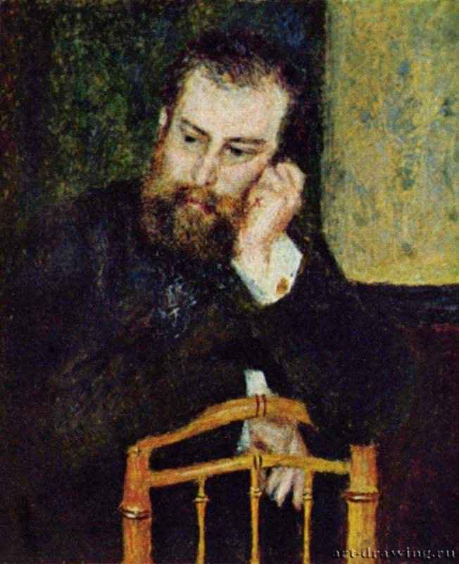 Портрет художника Альфреда Сислея. 1874 - 65 x 54 смХолст, маслоИмпрессионизмФранцияЧикаго. Художественный институт