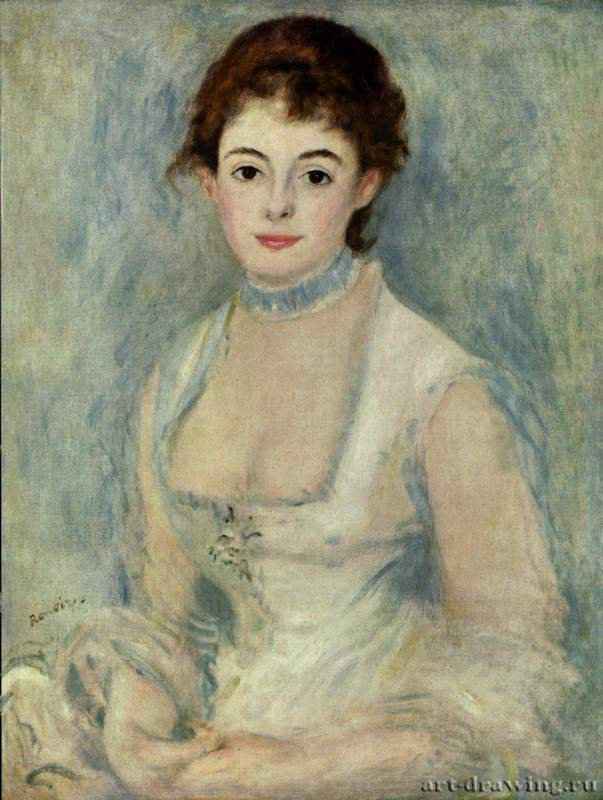 Портрет мадам Анрио. 1876 - 66 x 50 смХолст, маслоИмпрессионизмФранцияВашингтон. Национальная картинная галерея