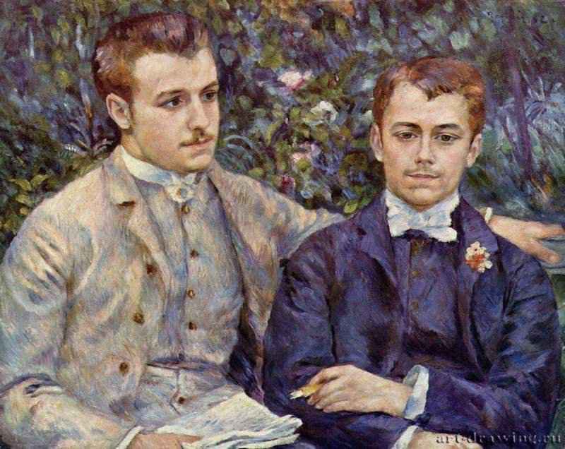 Портрет Шарля и Жоржа Дюран-Рюэль. 1882 - 65 x 81 смХолст, маслоИмпрессионизмФранцияПариж. Собрание Дюран-Рюэль