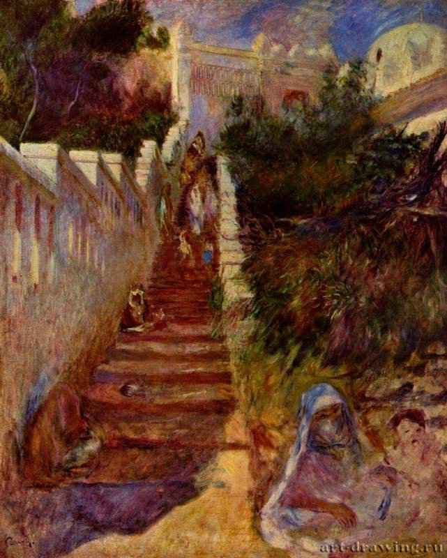 Лестница в Алжире. 1882 * - 73 x 60,5 смХолст, маслоИмпрессионизмФранцияЧастное собрание