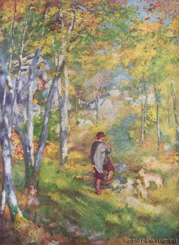 Молодой человек в лесу Фонтенбло. 1886 - Холст, маслоИмпрессионизмФранцияСан-Паулу. Художественный музей