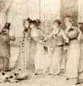 L'Assommoir. 1877-1878 - 248 х 368 мм Перо бистром, отмывка, на бумаге Ньюпорт (штат Род-Айленд). Собрание Браун Франция