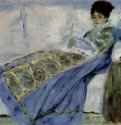 Мадам Моне на диване. 1872 - 54 x 73 смХолст, маслоИмпрессионизмФранцияУэйраш близ Лиссабона. Собрание Гульбенкяна