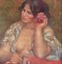 Габриэль c розой. 1911 - 55 x 47 смХолст, маслоИмпрессионизмФранцияПариж. Музей Орсэ