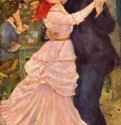 Танцы в Буживале. 1882-1883 - 182 x 98 смХолст, маслоИмпрессионизмФранцияБостон. Музей изящных искусств