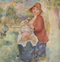 Дитя у груди (Материнство) 1886 - 74 x 54 смХолст, маслоИмпрессионизмФранцияСент-Питерсберг (штат Флорида). Музей изящных искусств