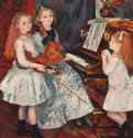 Портрет дочерей Катюля Мандеса у фортепиано. 1888 - 163 x 130 смХолст, маслоИмпрессионизмФранцияЛондон. Частное собрание