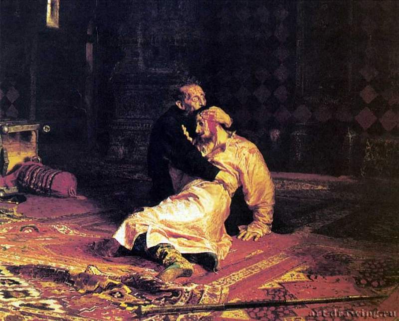 Иван Грозный и его сын Иван, 16 ноября 1581. 1885 - Холст, маслоРеализмРоссия