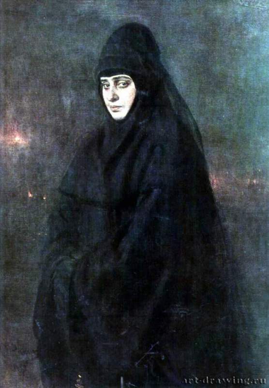 Монахиня. 1887 - Холст, маслоРеализмРоссия